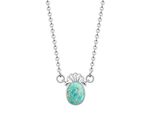 Pineapple Opal Necklace